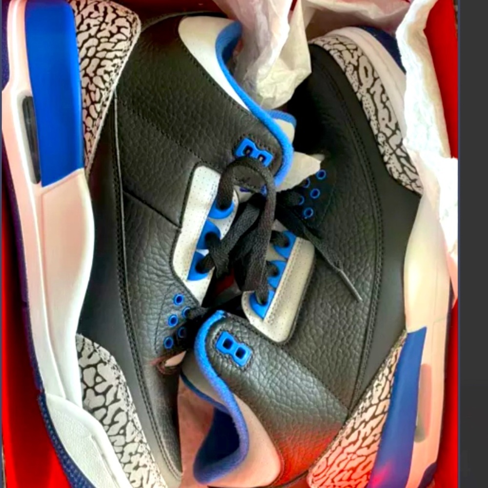 Jordan retro 3 sport blue 2014